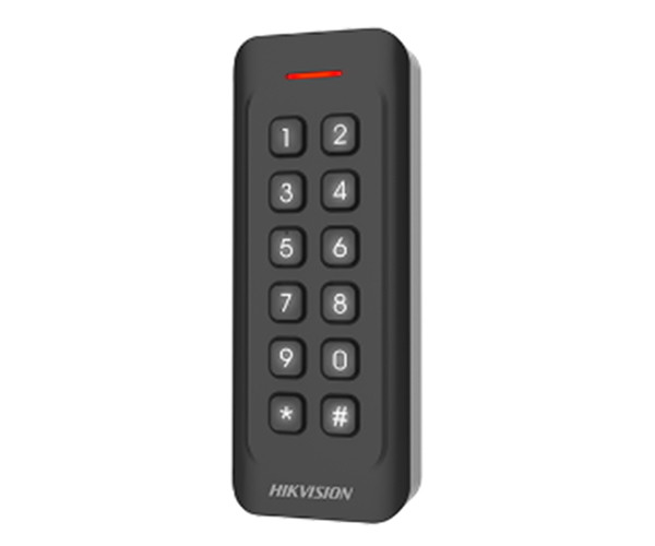 【海康威視ID密碼門禁讀卡器】?？低旽IKVISION數字鍵盤門禁ID讀卡器DS-K1802EK